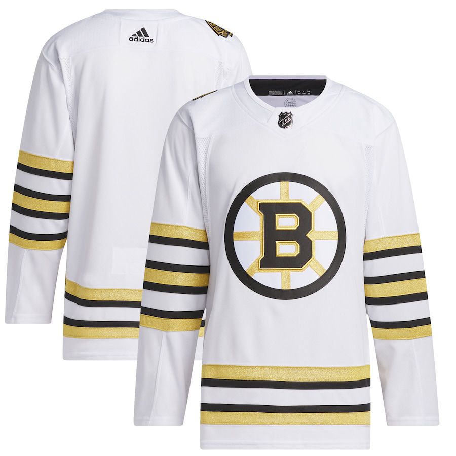 Men Boston Bruins adidas White 100th Anniversary Primegreen Authentic NHL Jersey->women nhl jersey->Women Jersey